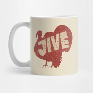 Jive Turkey Thanksgiving Vintage Mug